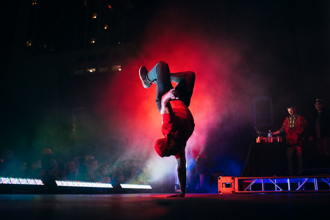 Energetic dance performance on stage – Indian hip hop artist comeback